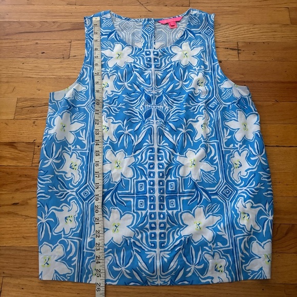 Lilly Pulitzer Button Back Tank Size Large - Picture 3 of 6